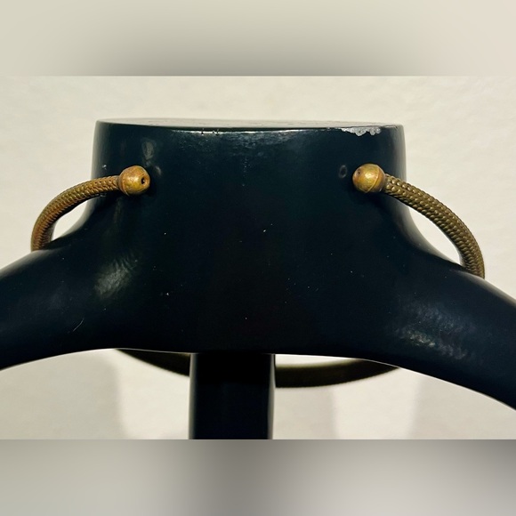 Vintage Textured Gold-tone Choker Necklace - Picture 3 of 3